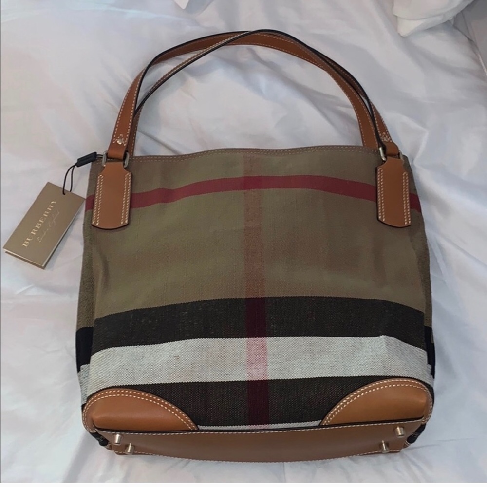 Burberry Maidstone canvas tote bag